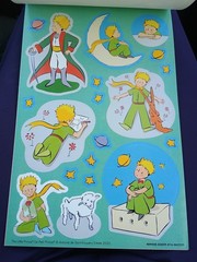 The Little Prince Sticker Pad Book with 4 sticker sheets Fox Sheep Lantern NEW