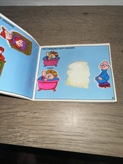 The Chipmunks Puffy Stickers Book, Vintage 1980’s, Dated 1984 Missing Stickers