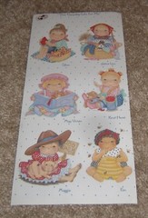 Tie Me To The Moon ~ Dimple Street Gang Sticker Sheet ~ Country Girls