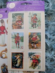 Vintage Gifted Line Stickers John Grossman Lot Christmas Victorian Lot 12 Packs