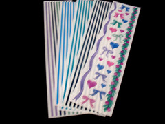 Lot of Formal/Wedding/Autumn Stickers/Ribbons/Hearts/Lines