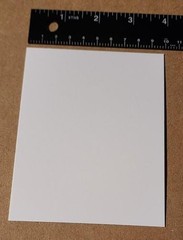 35 – 4″x5″ White Cardboard 200gsm Thick Paper Cardboard Sheets (35 4×5 Pieces)