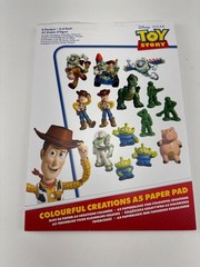 Disney Pixar Toy Story A5 Colourful Creations Paper Pad 8 Designs 32 Sheets