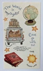 Vintage Susan Branch Stickers Here We Go Road Trip 1 Module Sheet 4.5″x2.5″