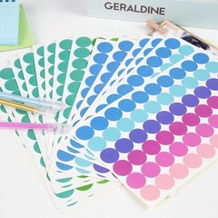 3360PCS Colorful Dots Stickers, Color Coding Labels Circle Stickers round Labeli