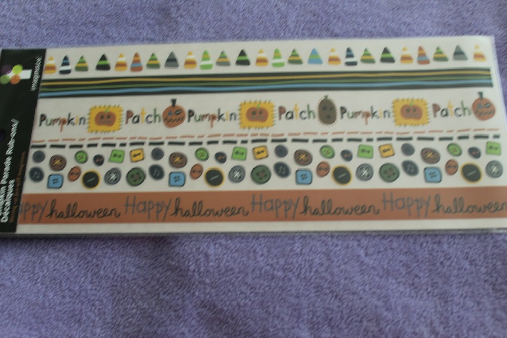 ****IMAGINISCE «SPOOKY TOWN COLLECTION» PUMPKIN PARADE RUB-ONS****