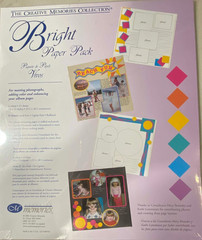 CM031 – CREATIVE MEMORIES PHOTO PAPERS – BRIGHTS – 10×12, 6 colors, 12 sheets