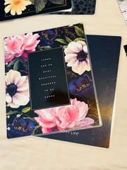 Happy Planner Lot of Classic Covers & Dividers – Moody Dark Floral – Deluxe