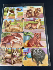 LOT OF 7 Full Sheets VTG Animals Birds Dogs EAS Die Cut Paper Scrap Germany