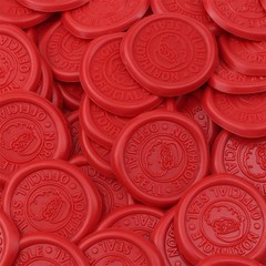 25Pcs Rosemary Style Wax Seal stickers Self Adhesive Envelope Seal Stickers