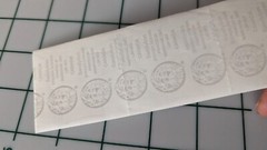 Vintage Sandylion Stickers American Flags 1 Strip Of 3 Modules