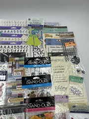 DCWV Jolee’s Sandylion Sticko Scrapbook Stickers Quote’s Letters Vellum Nice Lot