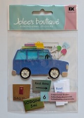 RARE Jolee’s Road Trip Time Family Vacation Car Travel Scrapbooking Stickers