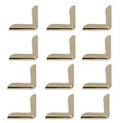 50Pcs Iron Book Corner Covers Golden Vintage Style Protectors