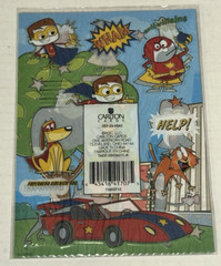 Superhero Friend Dog Wham Help Activity Set Sticker Sheet Carlton Cards NEW