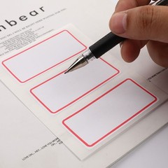 36 labels stickers Sheets White Self-Adhesive Label Name Sticker Blank N..X