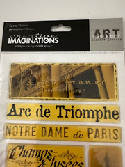 Creative Imaginations Art Warehouse Paris France by Danelle Johnson Eiffel Tower
