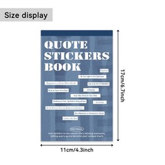 2346PCS Quote Stickers,48 Sheets Scrapbook Supplies Kit Word Stickers for Jou…