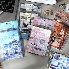 Single Lot of Scrapbook & Journal Ephemera – 22 Packages – Asian Influence