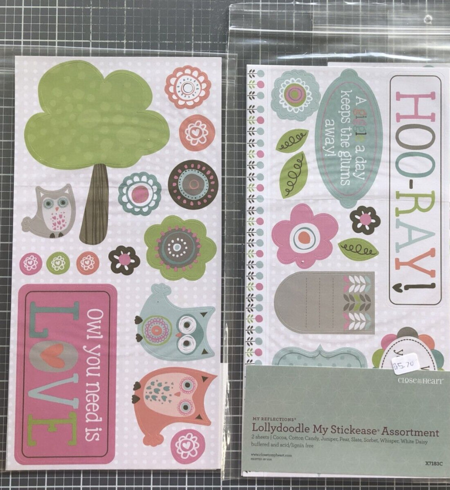 ❤️Close To My Heart/CTMH❤️LOLLYDOODLE MY STICKEASE ASSORTMENT❤️NLA | NIP