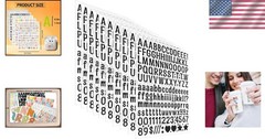 Waterproof Vinyl Mini Letter Stickers – 1560 Count for Crafting and Organizing