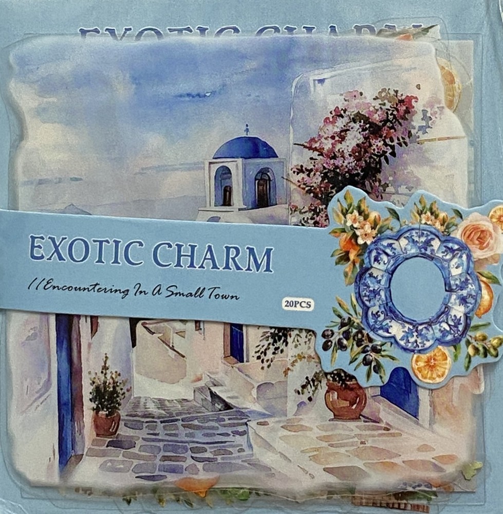 ~2.25″ Tall Outdoor Scenes PET Stickers for Scrapbooks & Journals – 20 Pcs / Pk