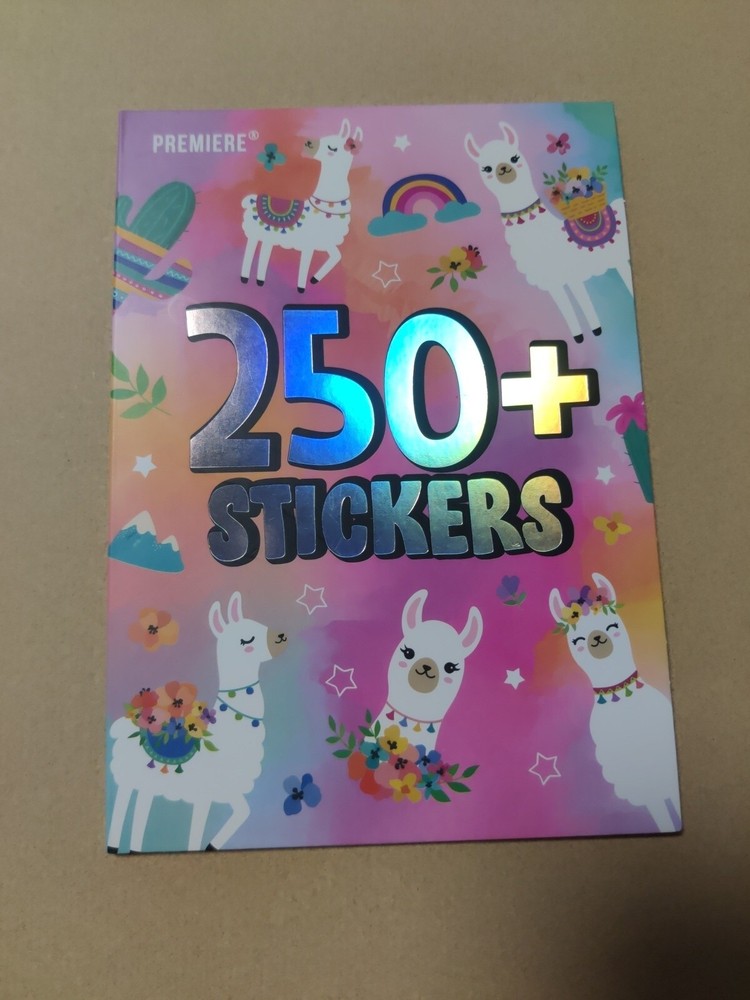 New 250 + Sticker Books Boys Girls Kids Craft Gift Super Cute! 10 Sheets Premier