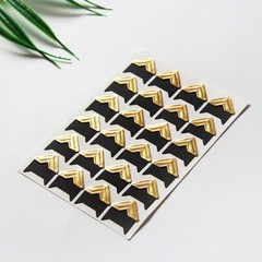 10 Sheets Scrapbook Corner Stickers Photo Corners for Scrapbooking Paper