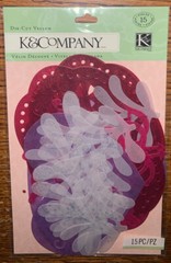 K&Company Susan Winget Die Cut Velum Ocean Plants Sea Scrapbook Stickers