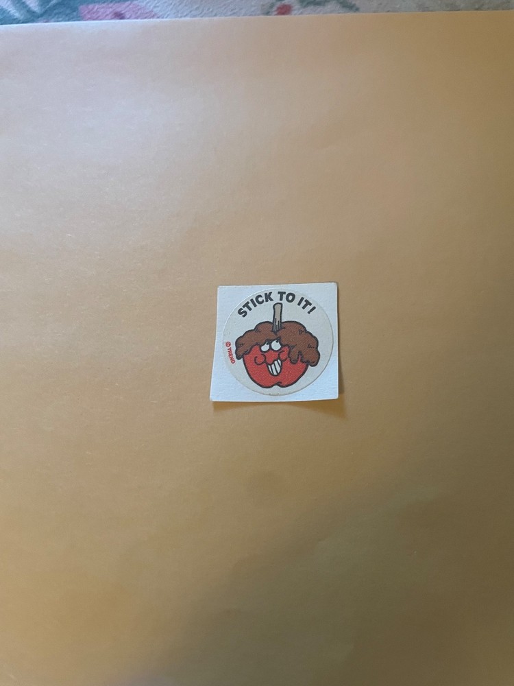 Vintage 1980s Trend Matte Candy Apple Sticker