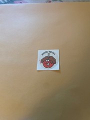 Vintage 1980s Trend Matte Candy Apple Sticker