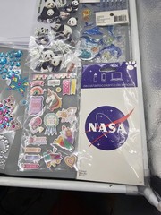 Scrapbooking Lot 42 Page Refills New Stickers, Jewels, And Others