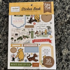 New! Echo Park Paper THE HOUSE AT POOH CORNER Winnie Scrapbook Sticker Book