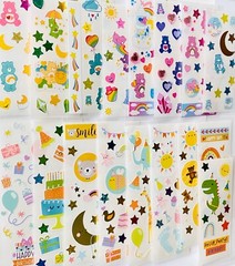 WHOLESALE Sticker Lot Themed Care Bears Princess Baby Kids | 399+ Stickers Kids