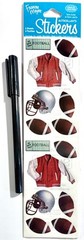 Football Frances Meyer Stickers Scrapbooking Card Journal Planner FMI