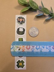 20 St Patrick’s Day Stickers/Leprechaun Stickers/4 Leaf Clover Stickers