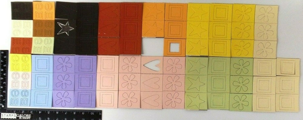 SCRAPBOOKING CHIPBOARD ACCENTS CRAFT SUPPLIES MIXED COLORS & SHAPES #T03
