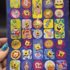 2011 SpongeBob SquarePants Sandylion Stickers 2 Sheets Brand New Sealed