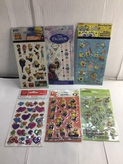 disney Nickelodeon ￼scrapbooking stickers lot Of 44 Packs Over 3500 Individual ￼