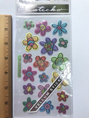 EK Success Sticko Flowers Scrapbook Stickers Lot Butterflies Stars Journal