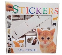 VTG Cat Kitten Stickers Playing Sitting Licking Vibrant Holographic 200+ NOS