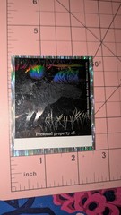 Vintage Scholastic Holographic Hologram Book Plate Sticker Tiger READ