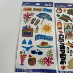 Lot of Road Trip & Camping Stickers! Themed Stickers Jolee’s Boutique