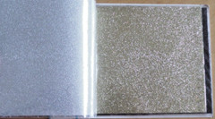 Martha Stewart 6 glitter transfer sheets silver gold black New