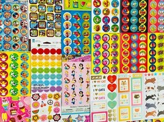 Lot 4099 Stickers Pixar Cartoon Kids Disney Characters TV movies Party Express