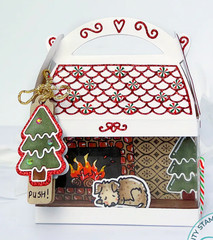 Trinity Stamps Treat Box and Gingerbread House Add-On Bundle of 2 Dies