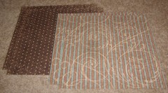 Flair Design 12×12 Single Sided Flat Paper Lot of 9 ~ Western Cowboy Stripes/Dot