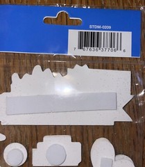 RARE 3D Paper House My 1st Birthday Boy Big Little Guy 1 Year Old Baby Stickers