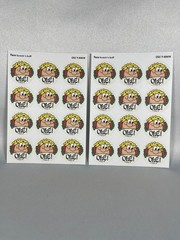 TREND SCRATCH ‘N SNIFF FOOD & DRINK STICKERS – 12 FULL SHEETS – NEW!