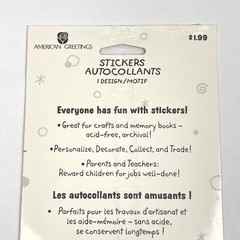 NEW Stickety Doo Da HOLOGRAM HEARTS American Greetings Stickers 2 Sheets